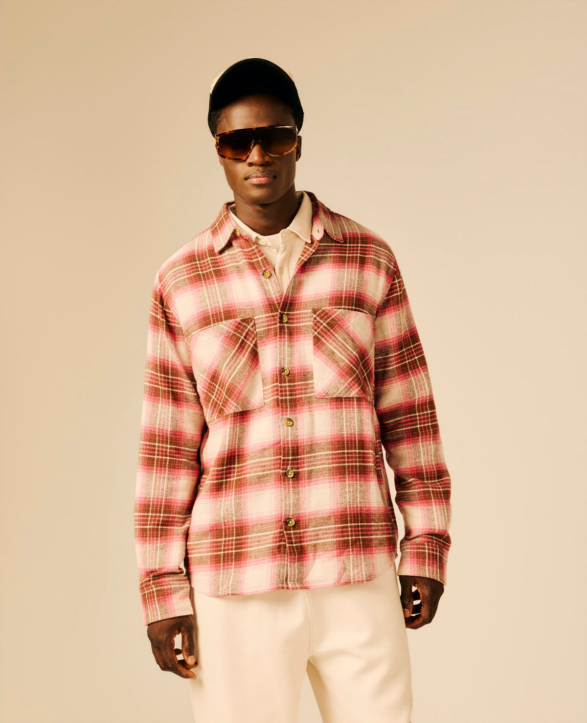 Chemise unisexe rose - Aigliz | Sun Valley, vue 4