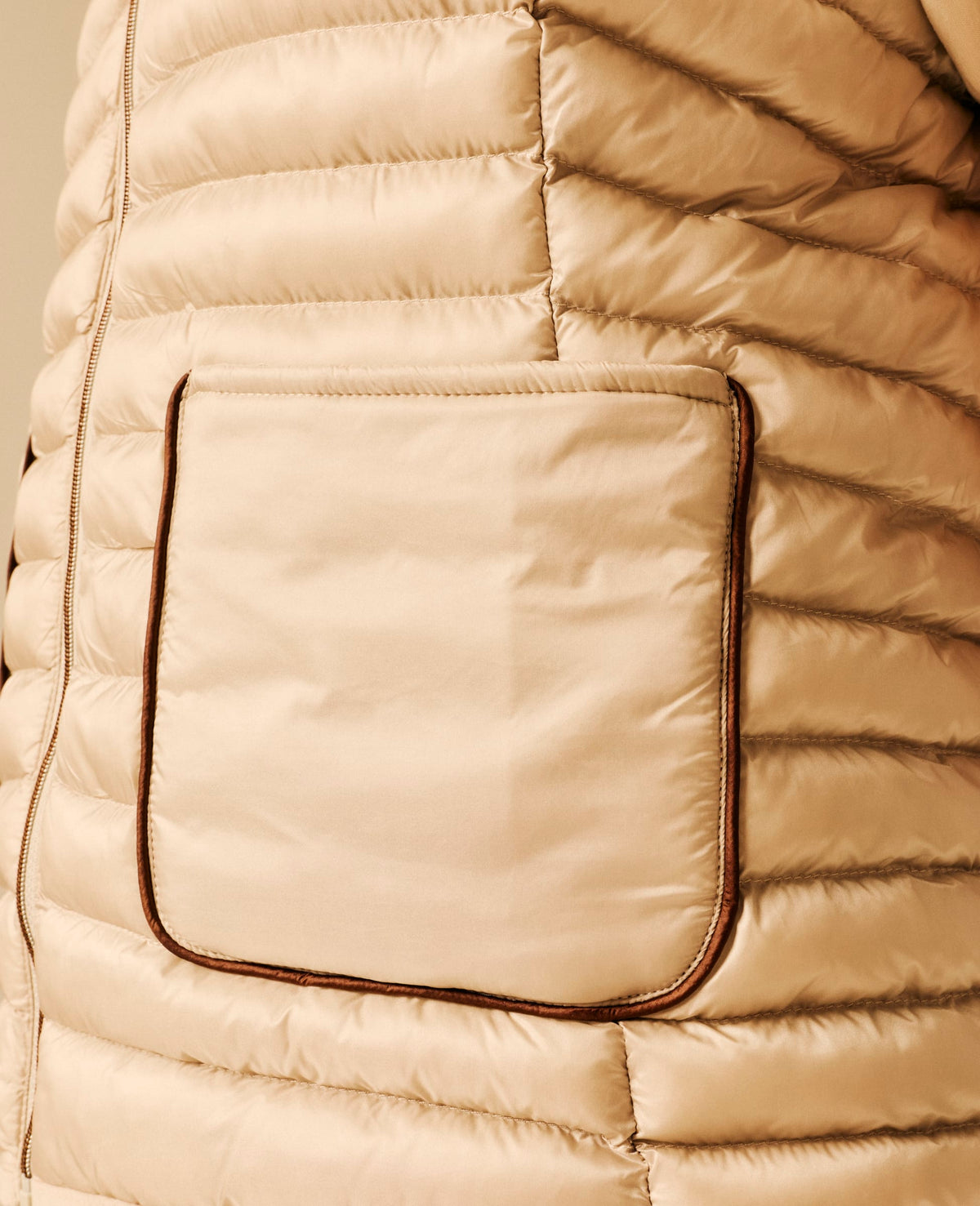 Doudoune sans manches femme beige clair - Narfi | Sun Valley, vue 6