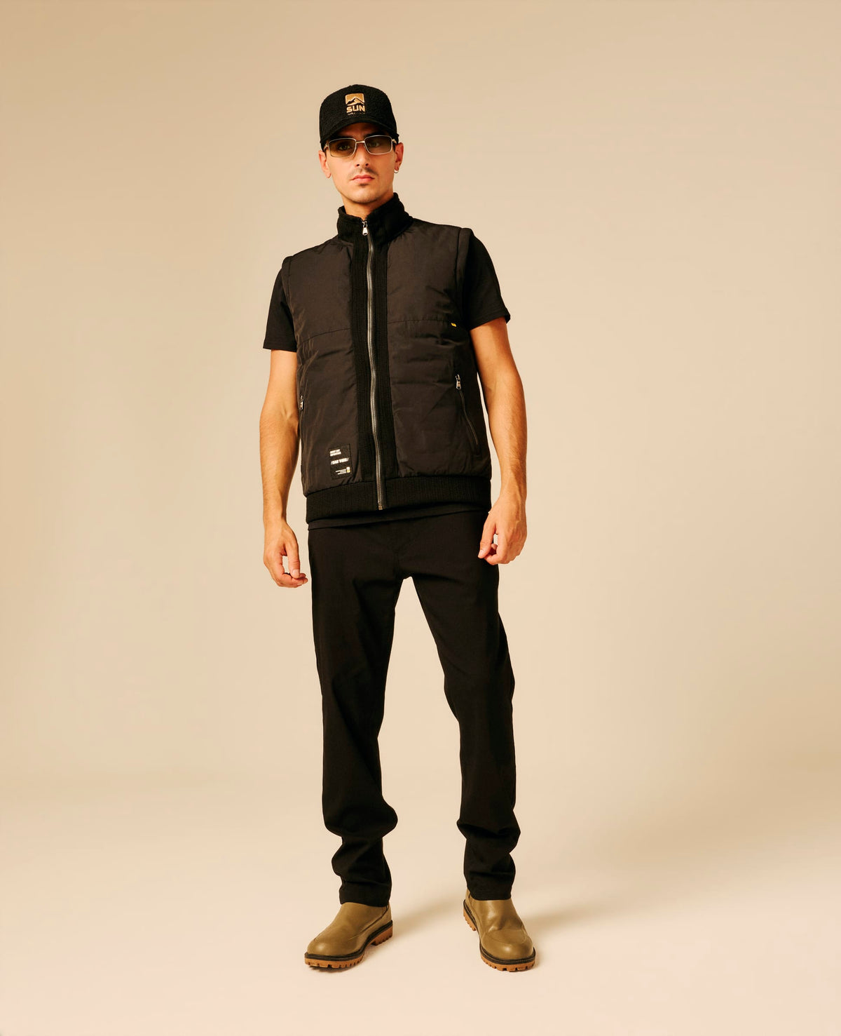 Gilet bi-matière homme noir - Ekeberg | Sun Valley