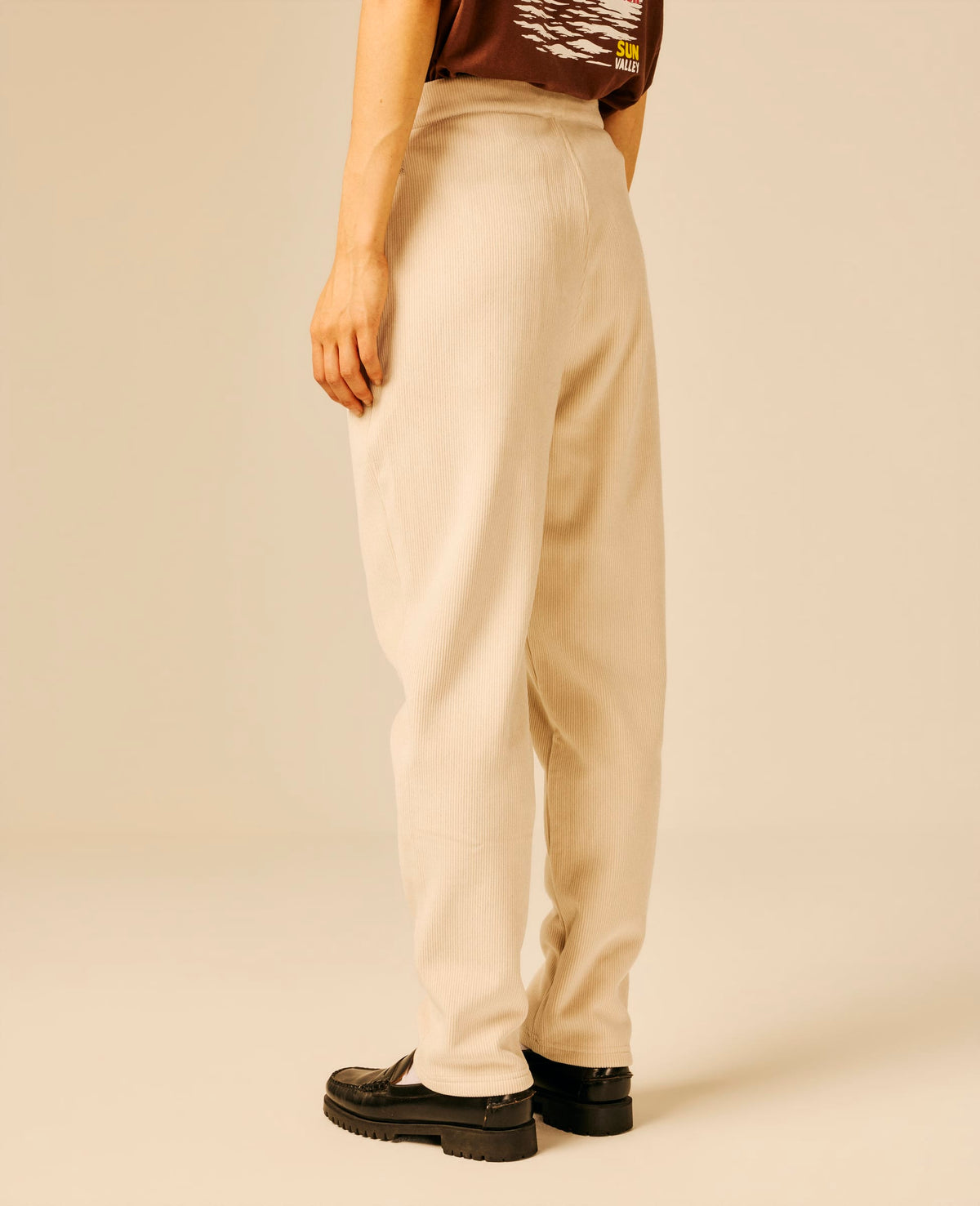 Pantalon femme beige clair - Vilto | Sun Valley, vue 2