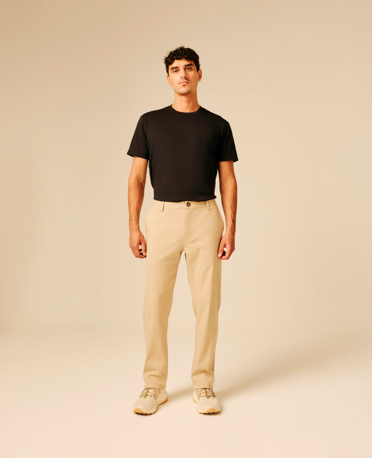 Pantalon homme beige - Wousta | Sun Valley, vue 3