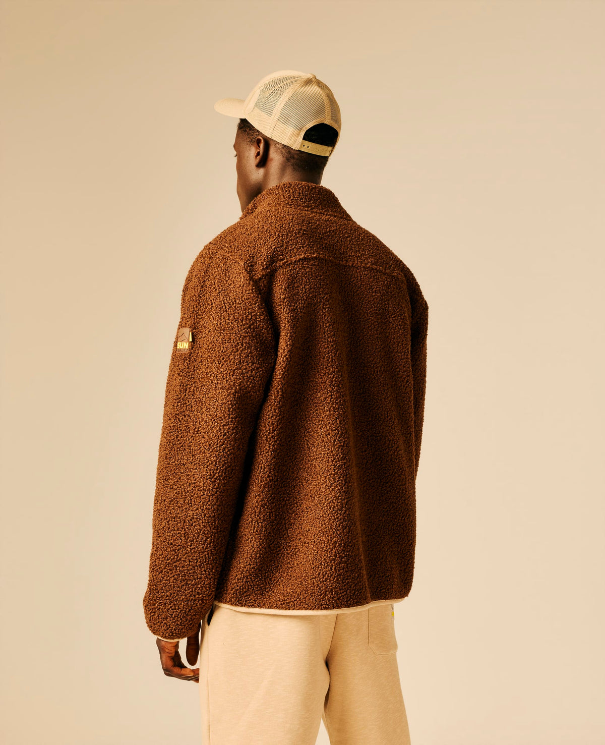 Polaire homme chocolat - Lambsy | Sun Valley, vue 2