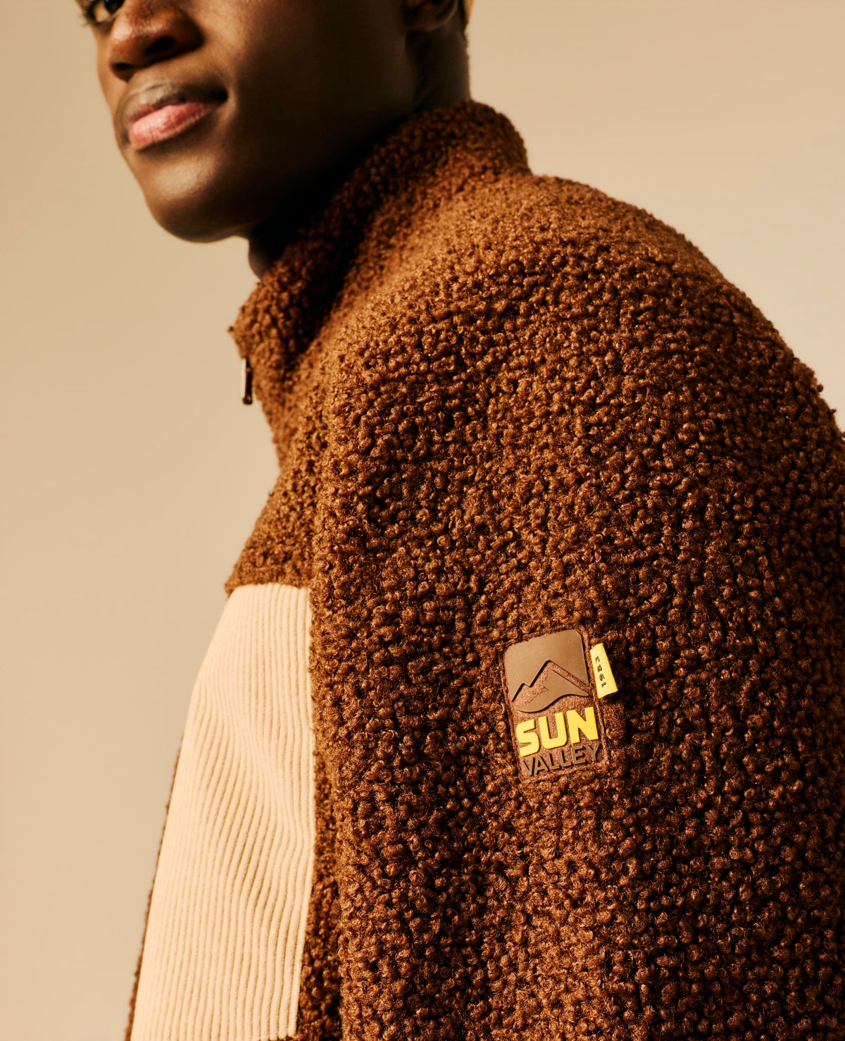 Polaire homme chocolat - Lambsy | Sun Valley, vue 6