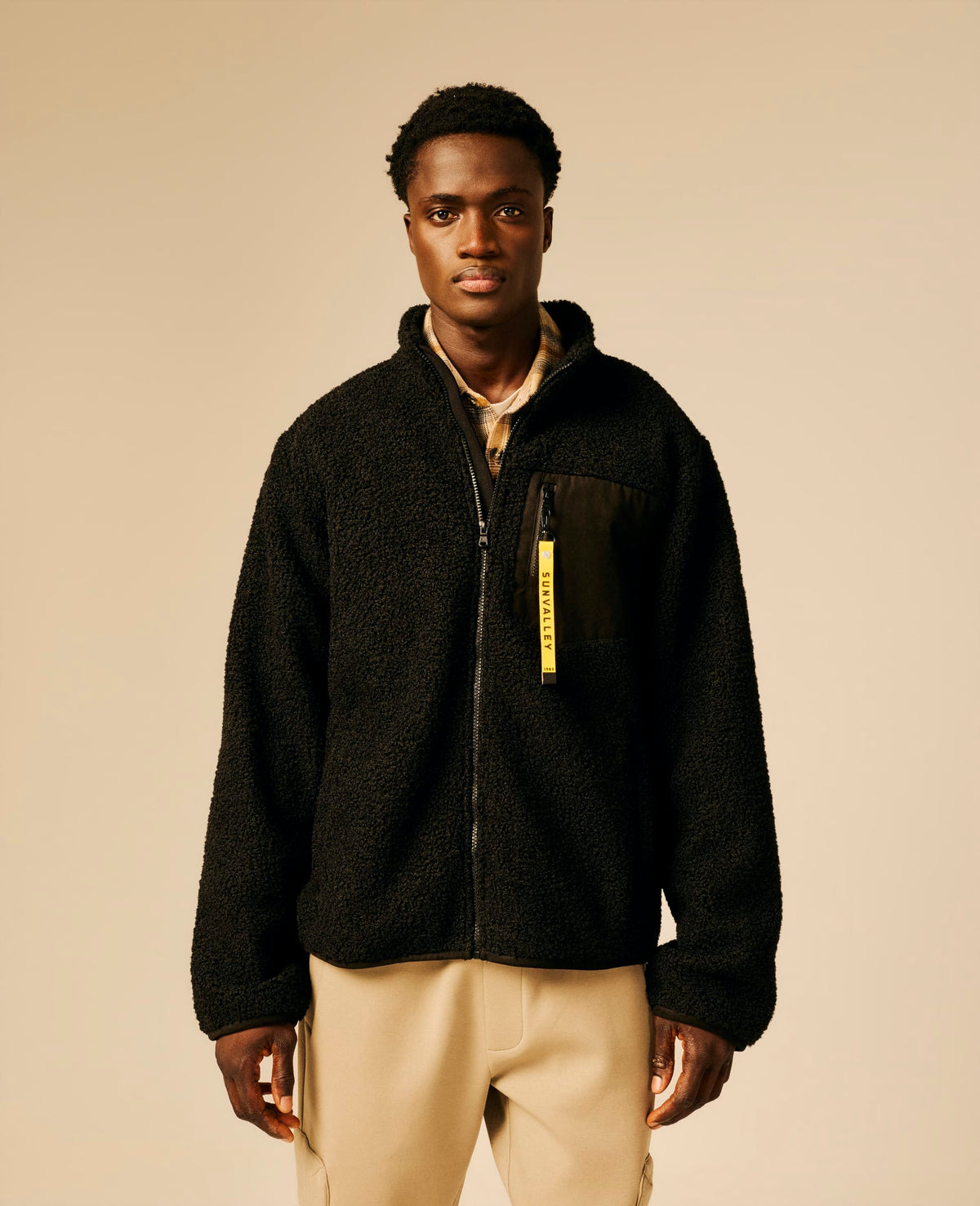 Polaire homme noir - Lambsy | Sun Valley, vue 3