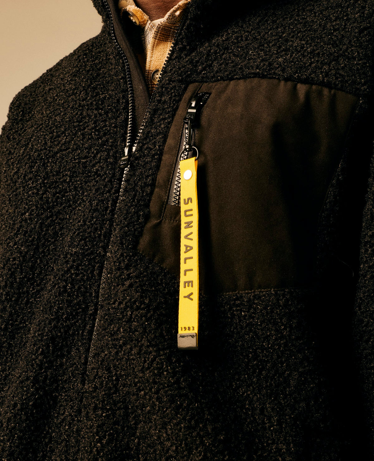 Polaire homme noir - Lambsy | Sun Valley, vue 5
