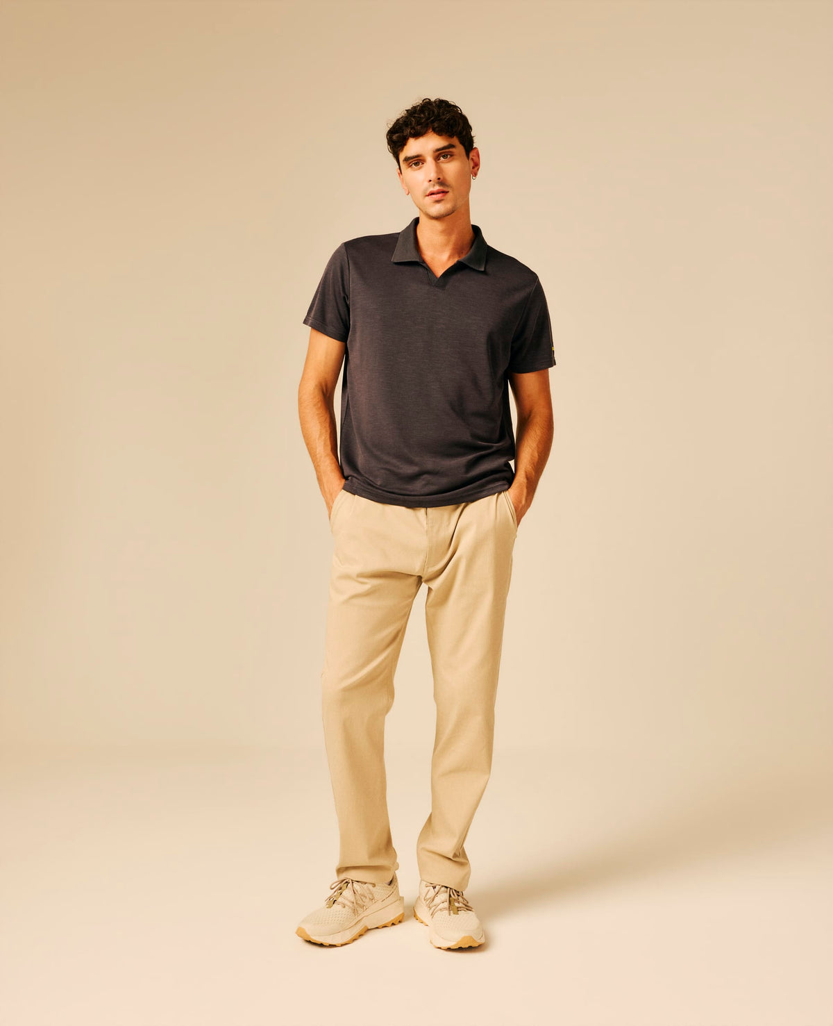 Polo homme anthracite Bleu - Bayda | Sun Valley