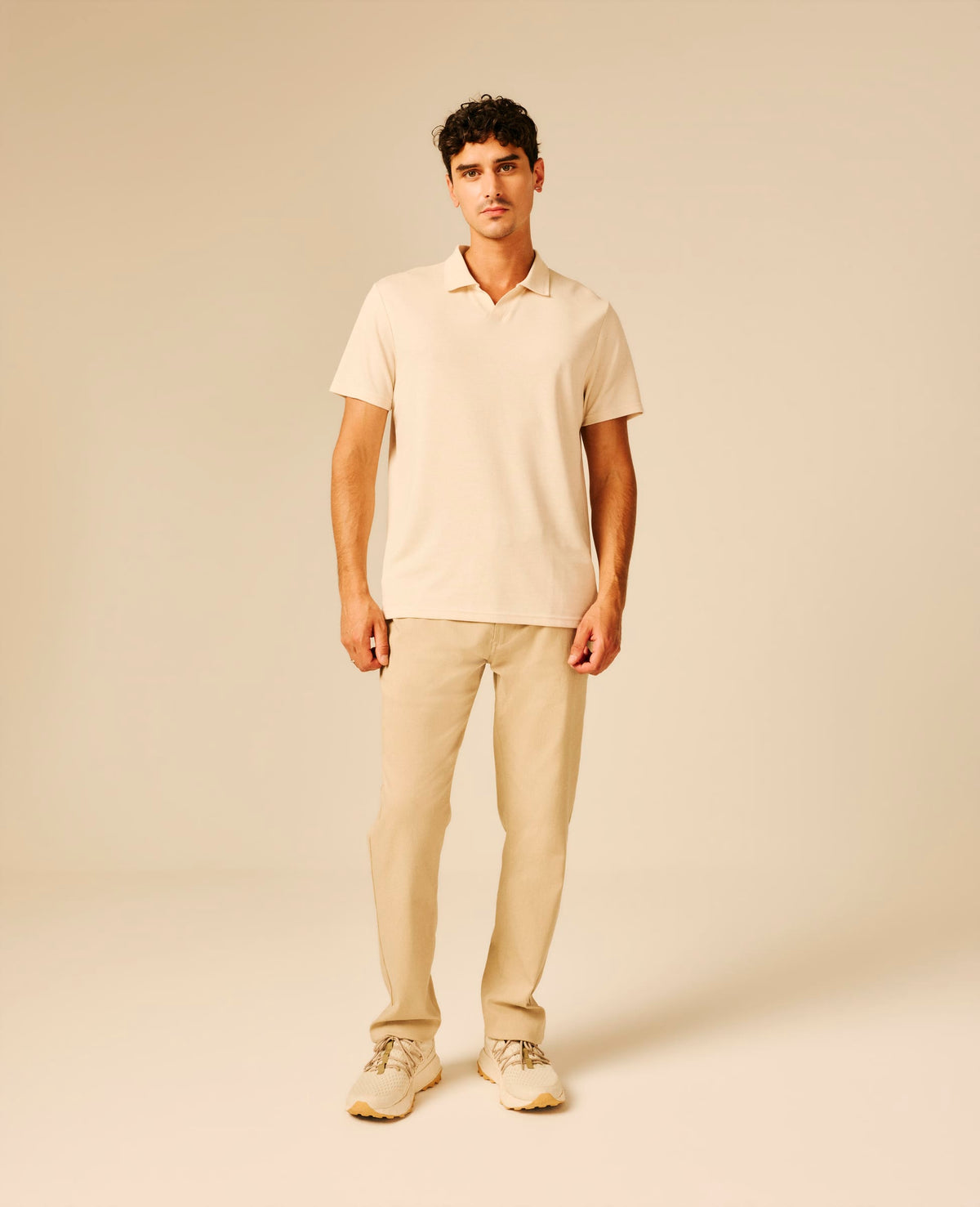 Polo homme beige clair - Bayda | Sun Valley