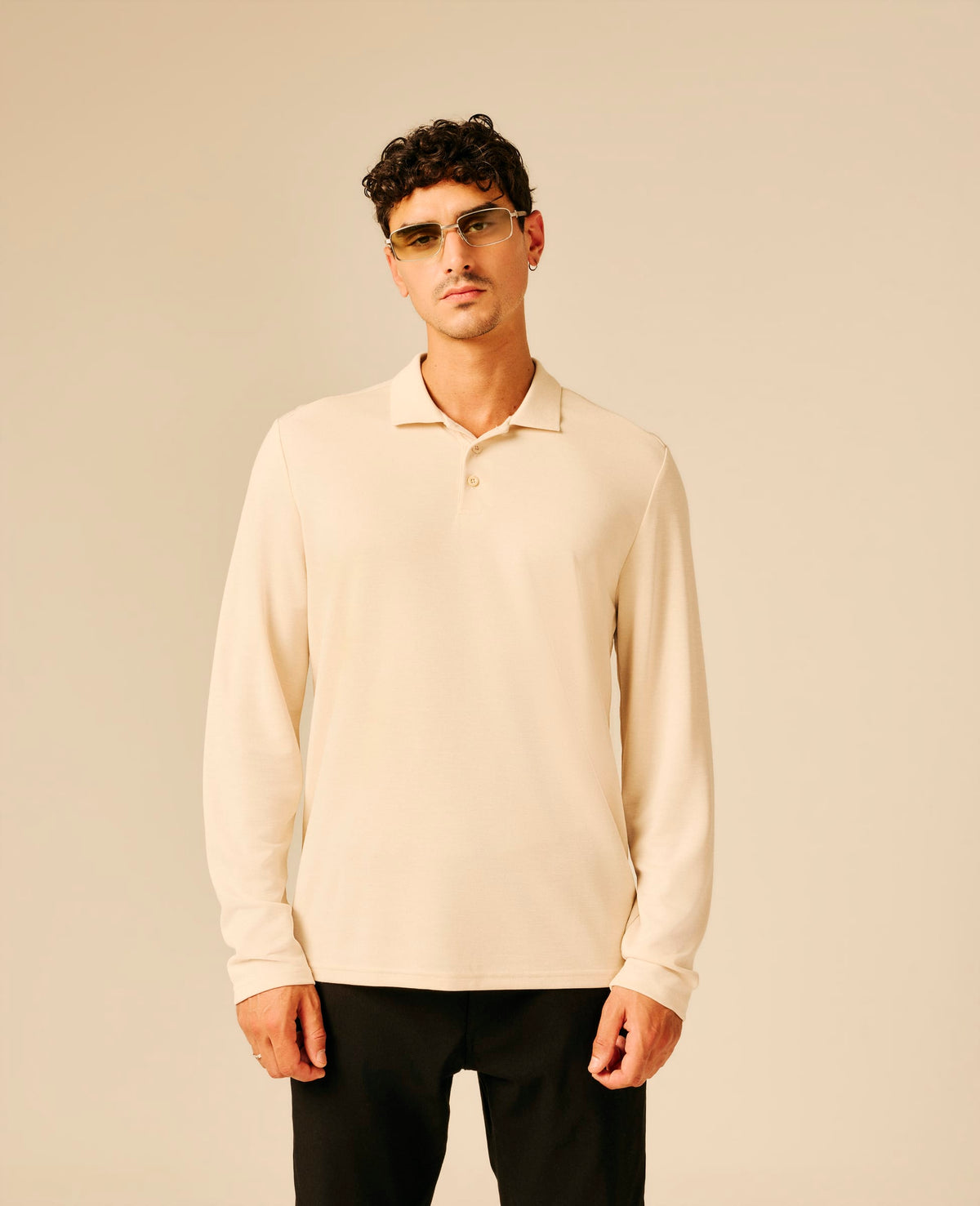 Polo homme beige clair - Biadene | Sun Valley, vue 3