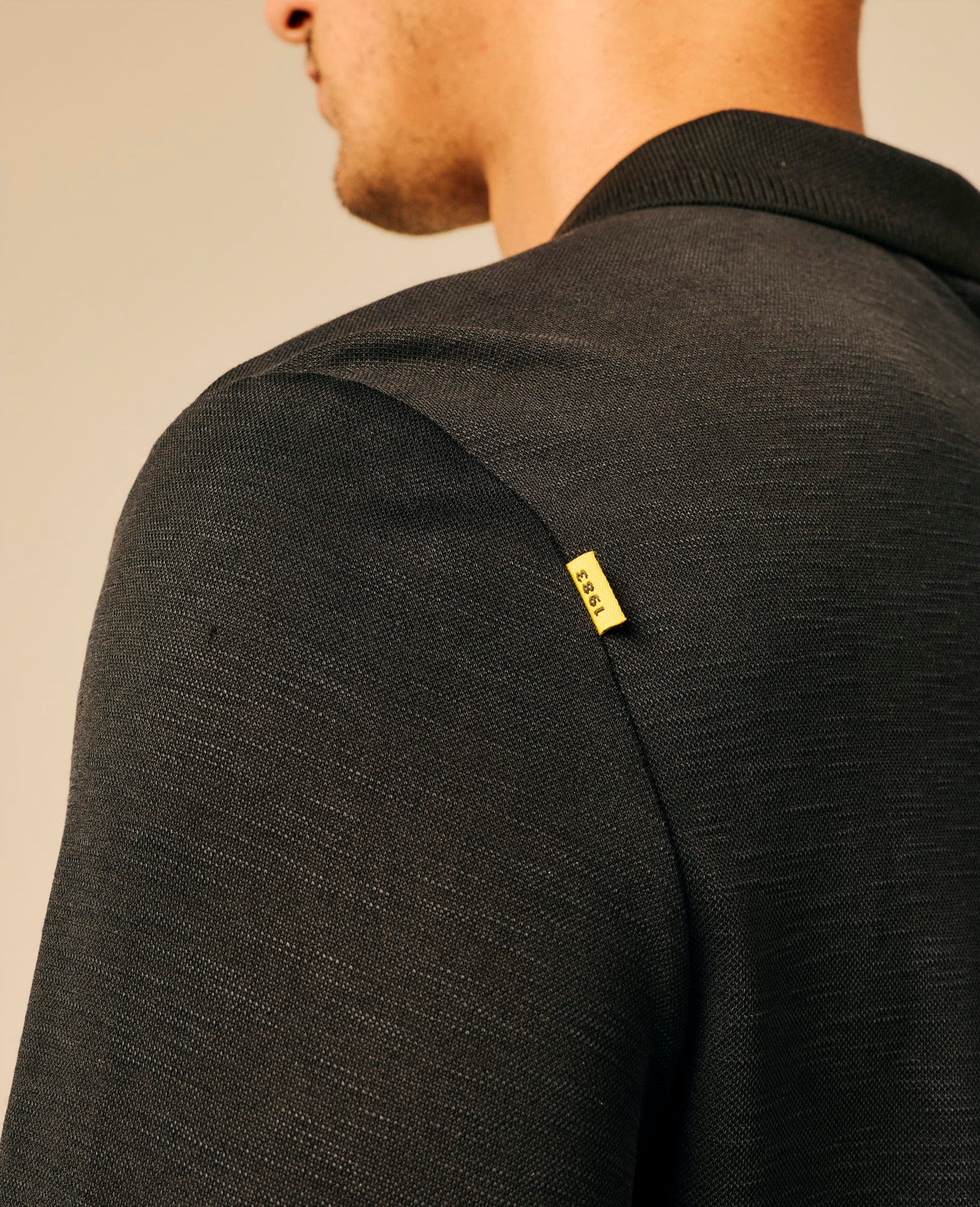 Polo homme noir - Biadene | Sun Valley, vue 4