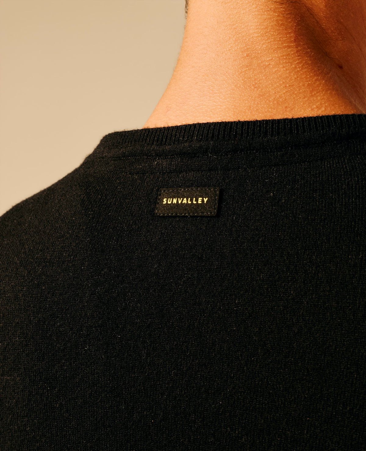 Pull en maille fine homme noir - Hillis | Sun Valley, vue 5