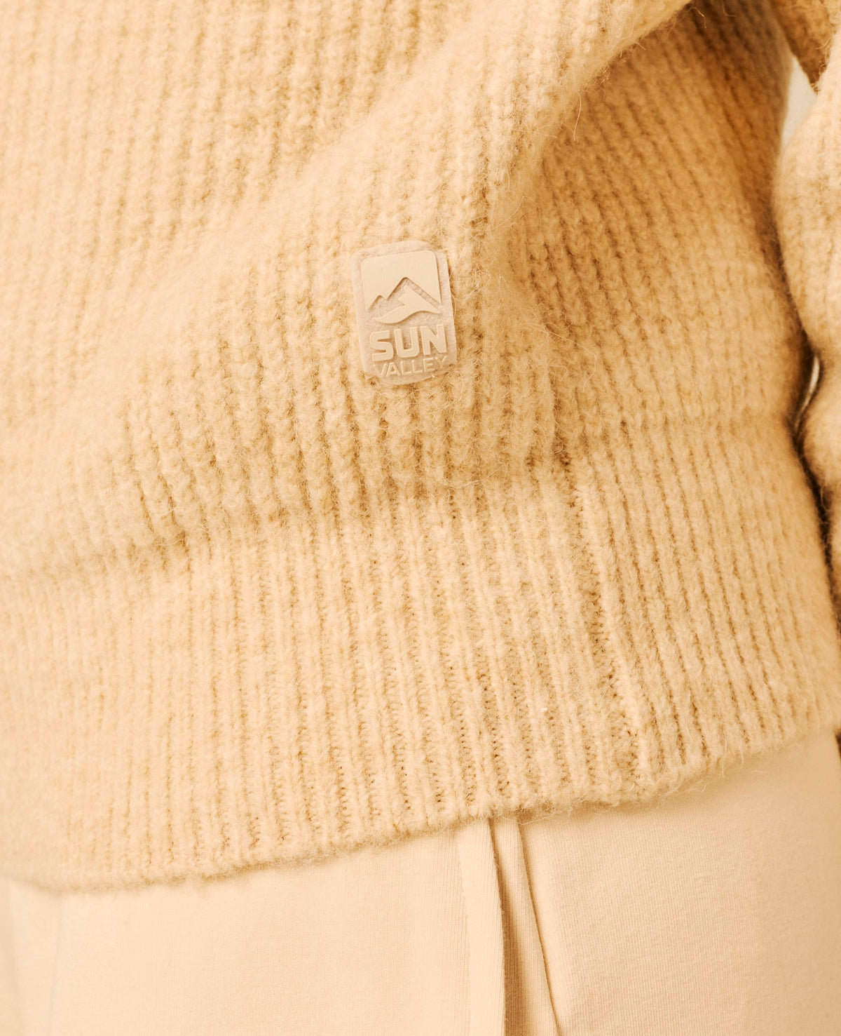 Pull femme beige clair - Unaia | Sun Valley, vue 6