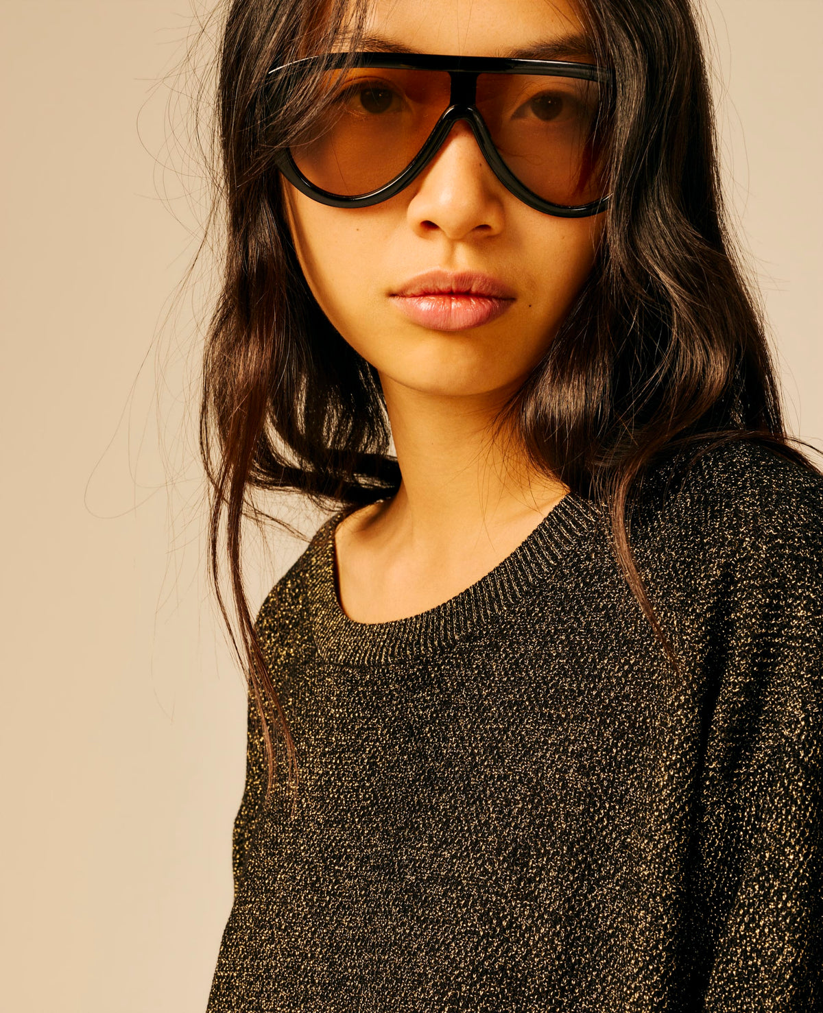 Pull femme noir - Ubden | Sun Valley, vue 2
