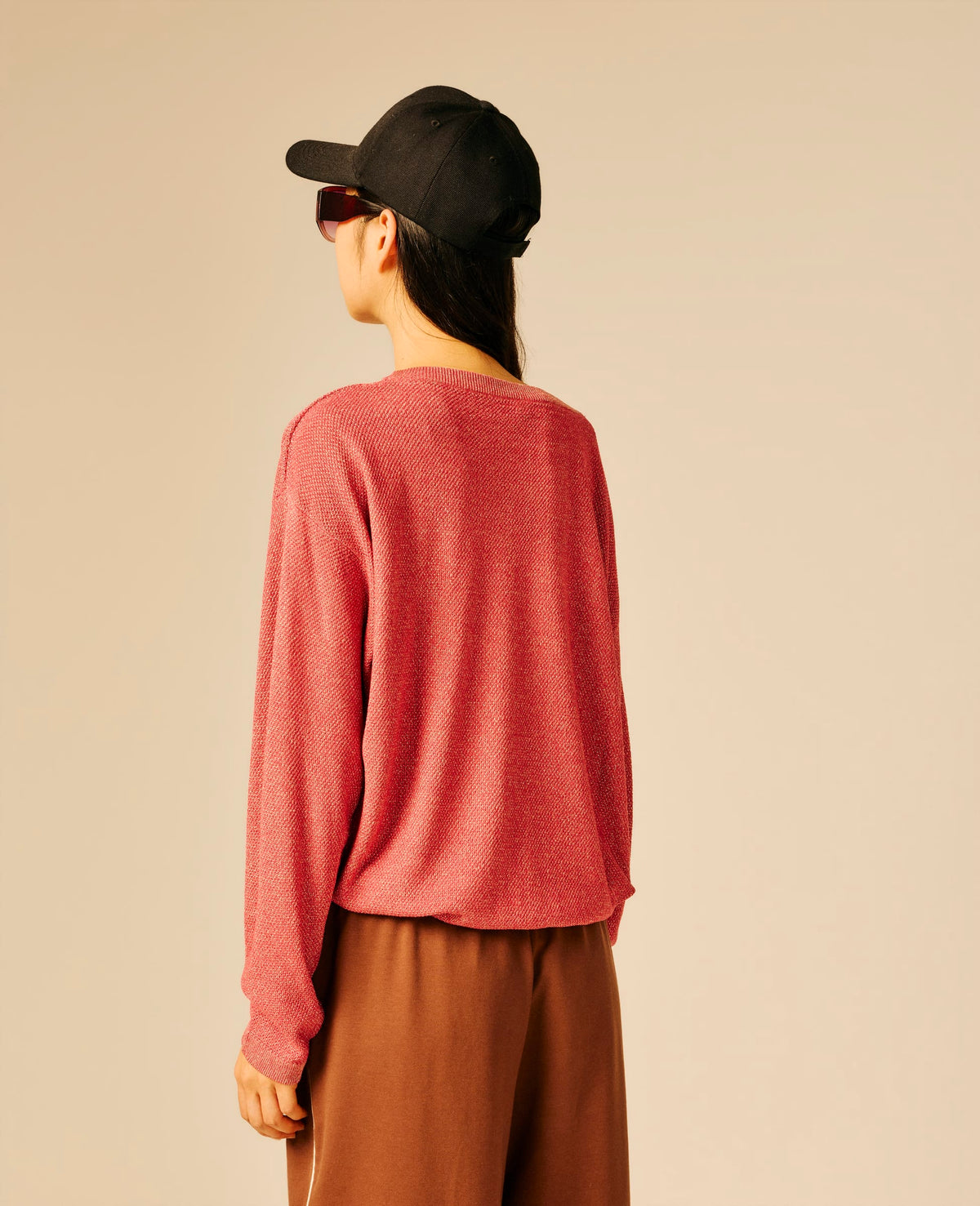 Pull femme rose - Urend | Sun Valley, vue 2