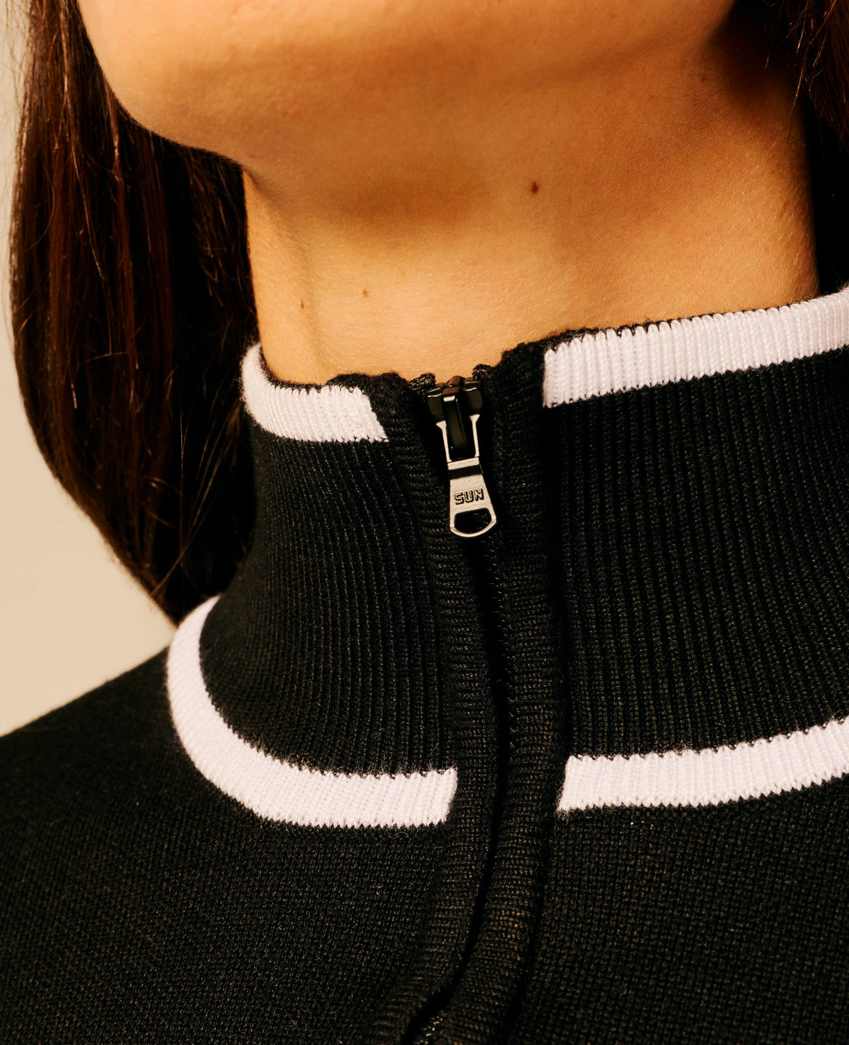 Pull full zip femme noir - Uplift | Sun Valley, vue 6