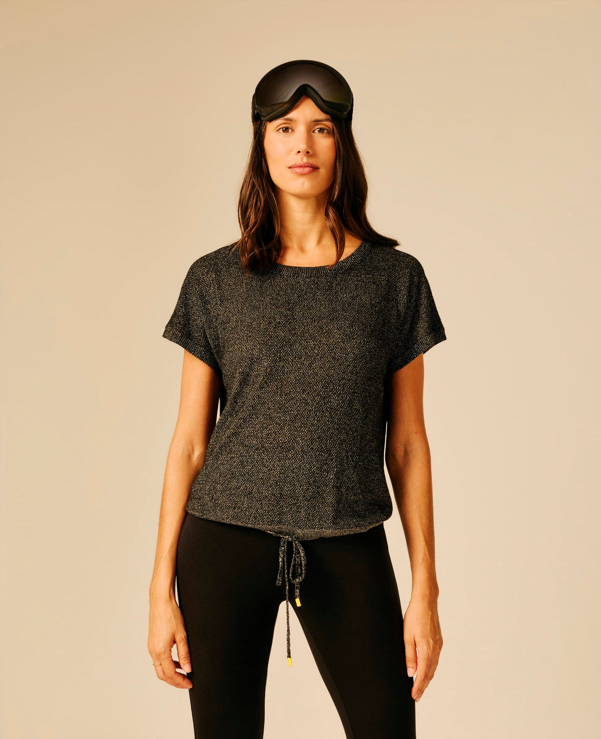 Pull sans manches femme noir - Uroge | Sun Valley, vue 3