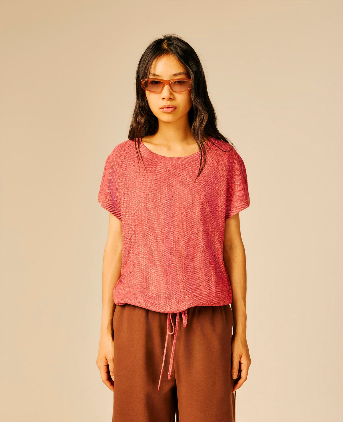 Pull sans manches femme rose - Uborge | Sun Valley, vue 3