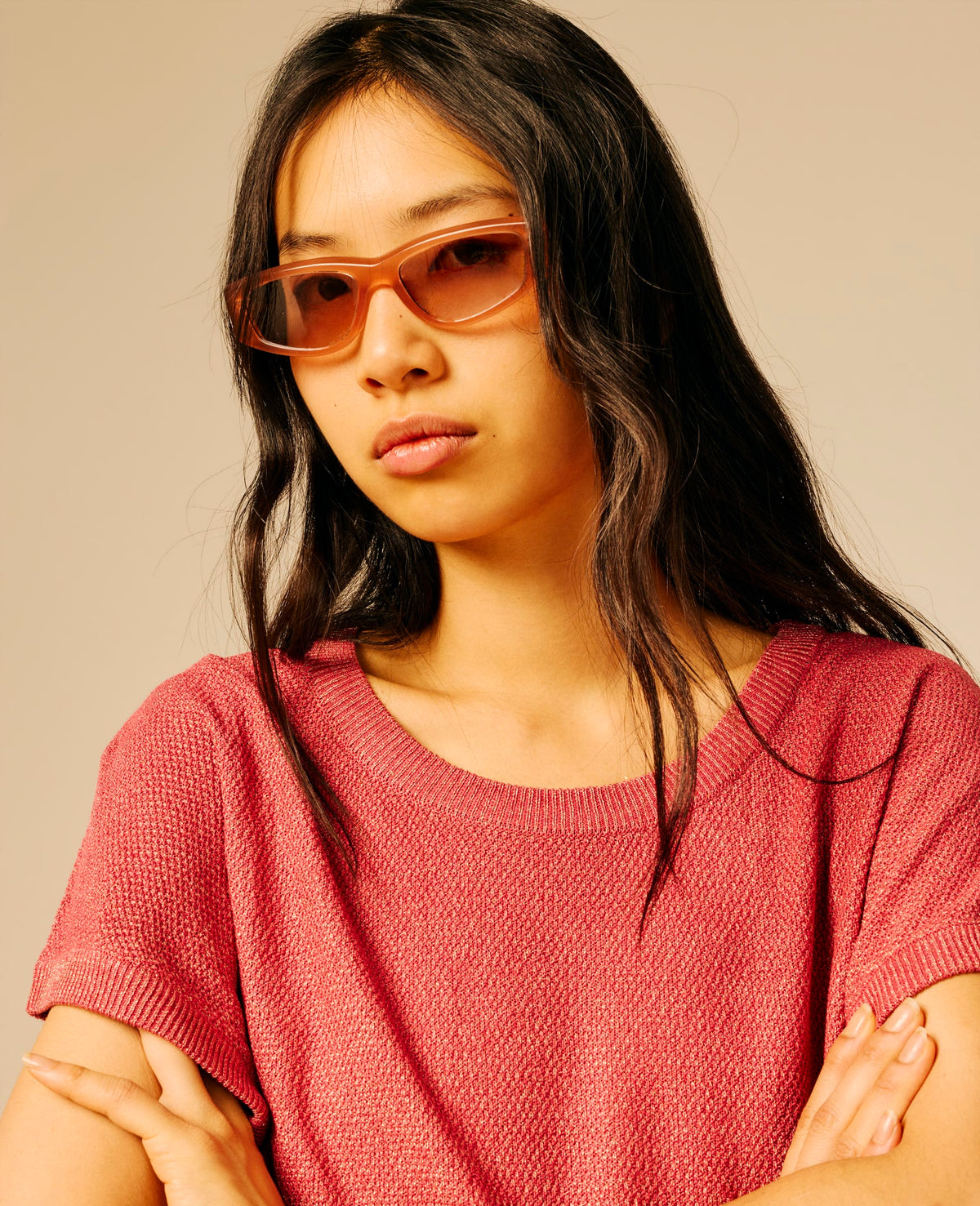 Pull sans manches femme rose - Uborge | Sun Valley, vue 4