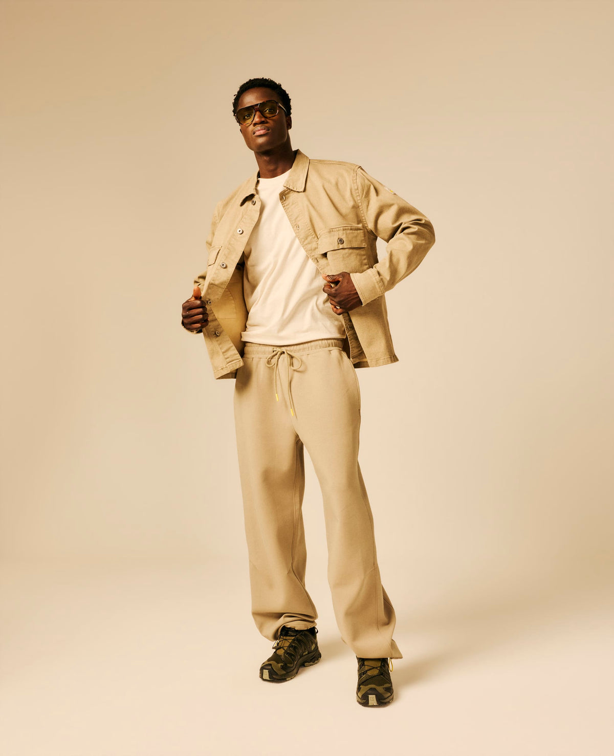 Surchemise homme beige - Acuris | Sun Valley, vue 4