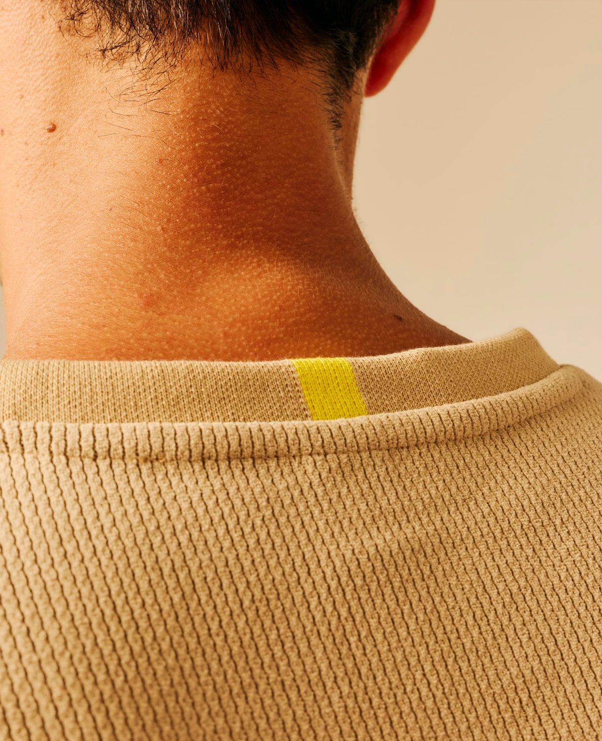 Sweat col rond homme beige - Labbely | Sun Valley, vue 7