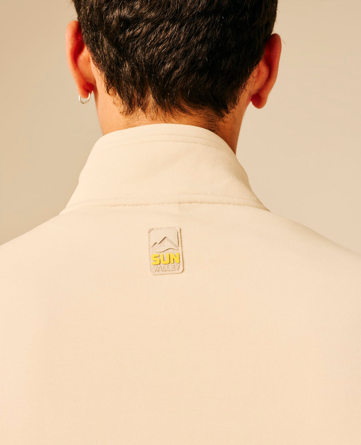 Sweat col zippé homme beige clair - Larc | Sun Valley, vue 6