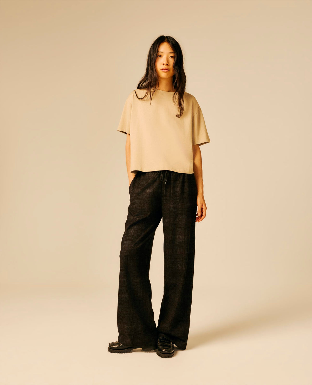 T-shirt femme beige - Pentine | Sun Valley