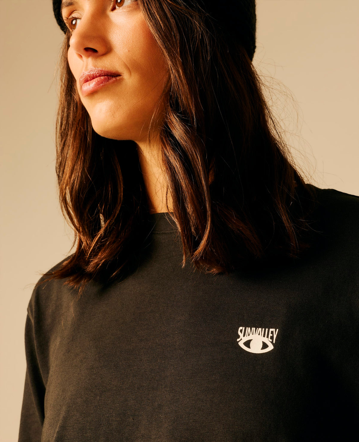 T-shirt femme noir - Pentine | Sun Valley, vue 6
