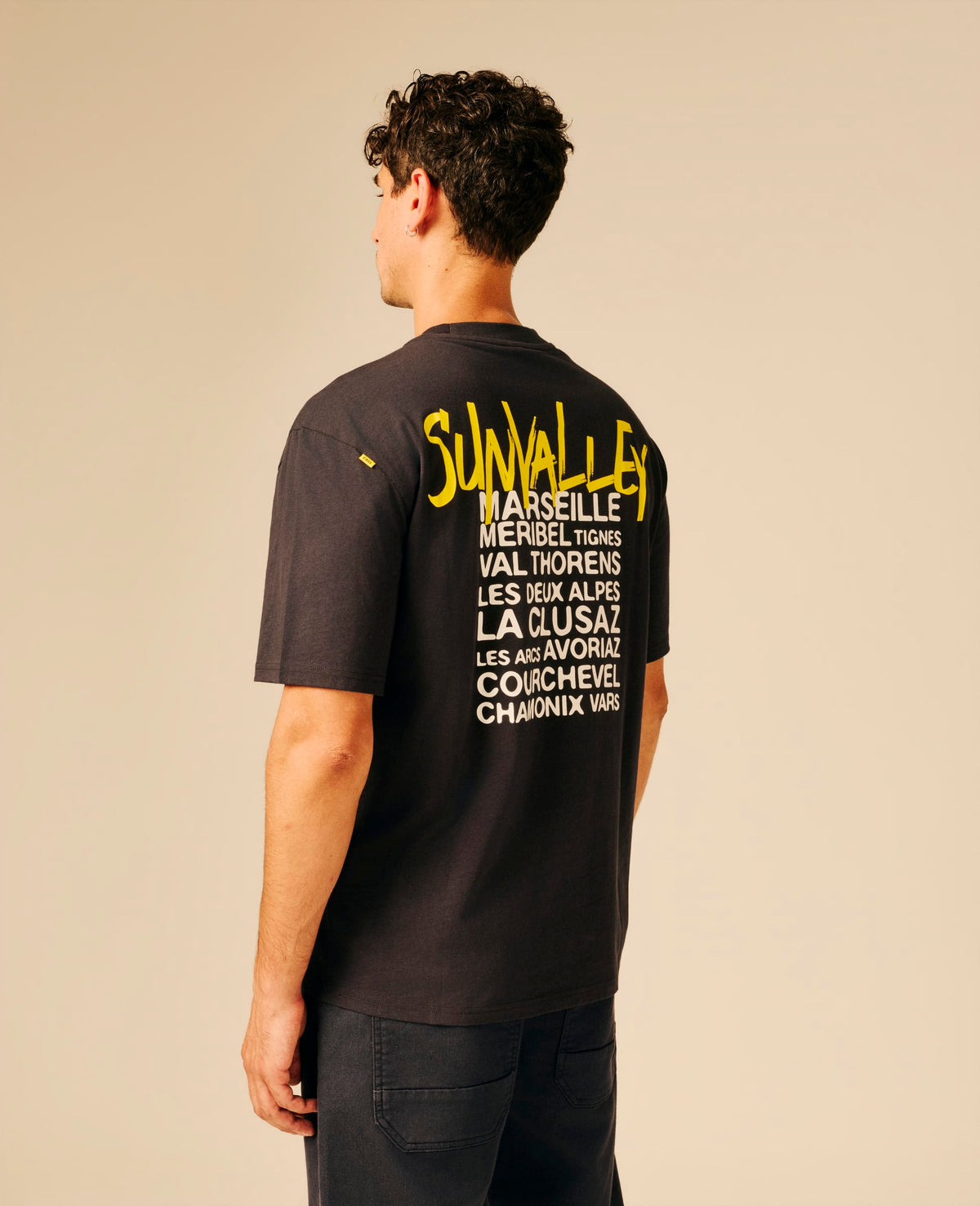 T-shirt homme anthracite Bleu - Captan | Sun Valley, vue 2