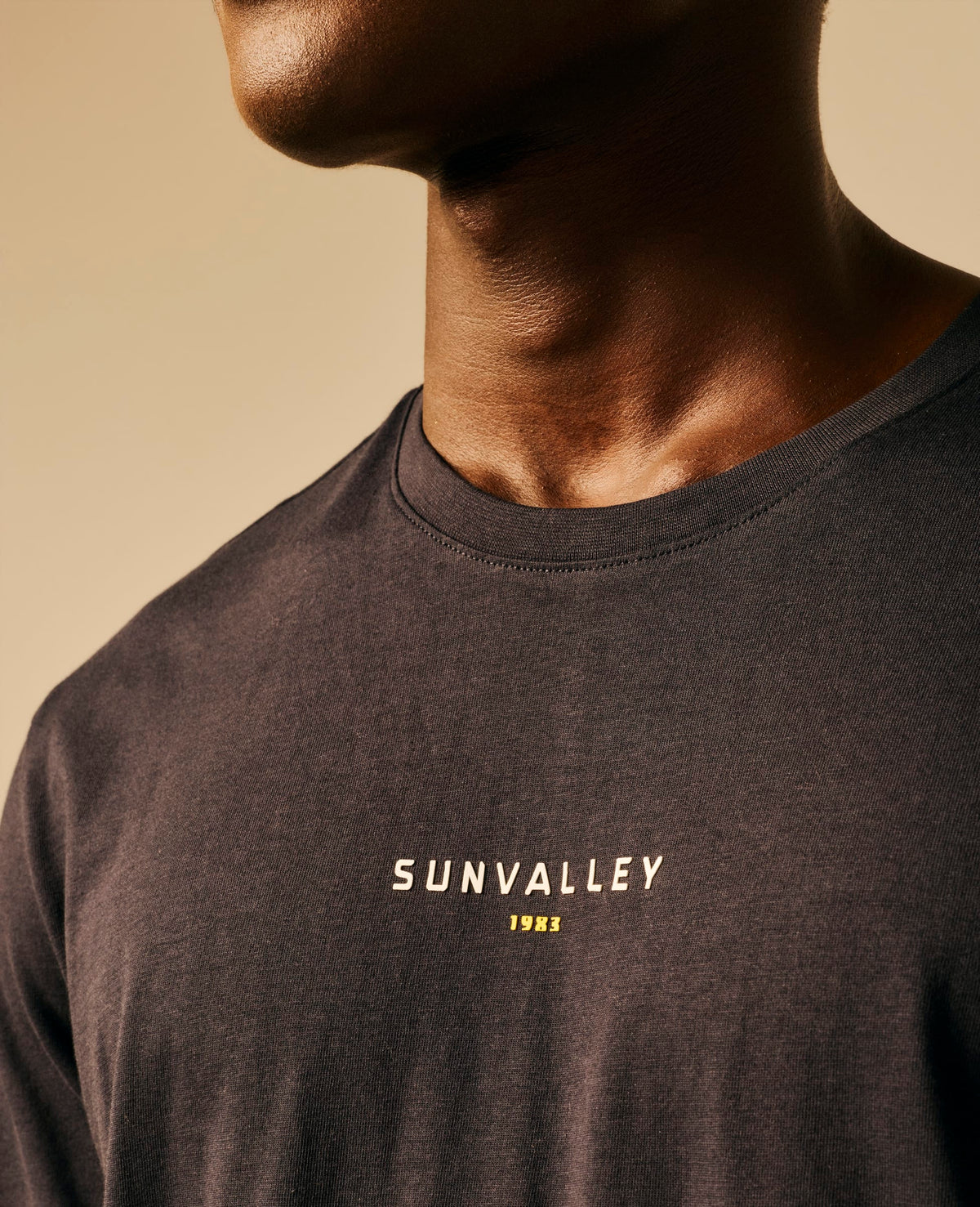 T-shirt homme anthracite Bleu - Cendry | Sun Valley, vue 6