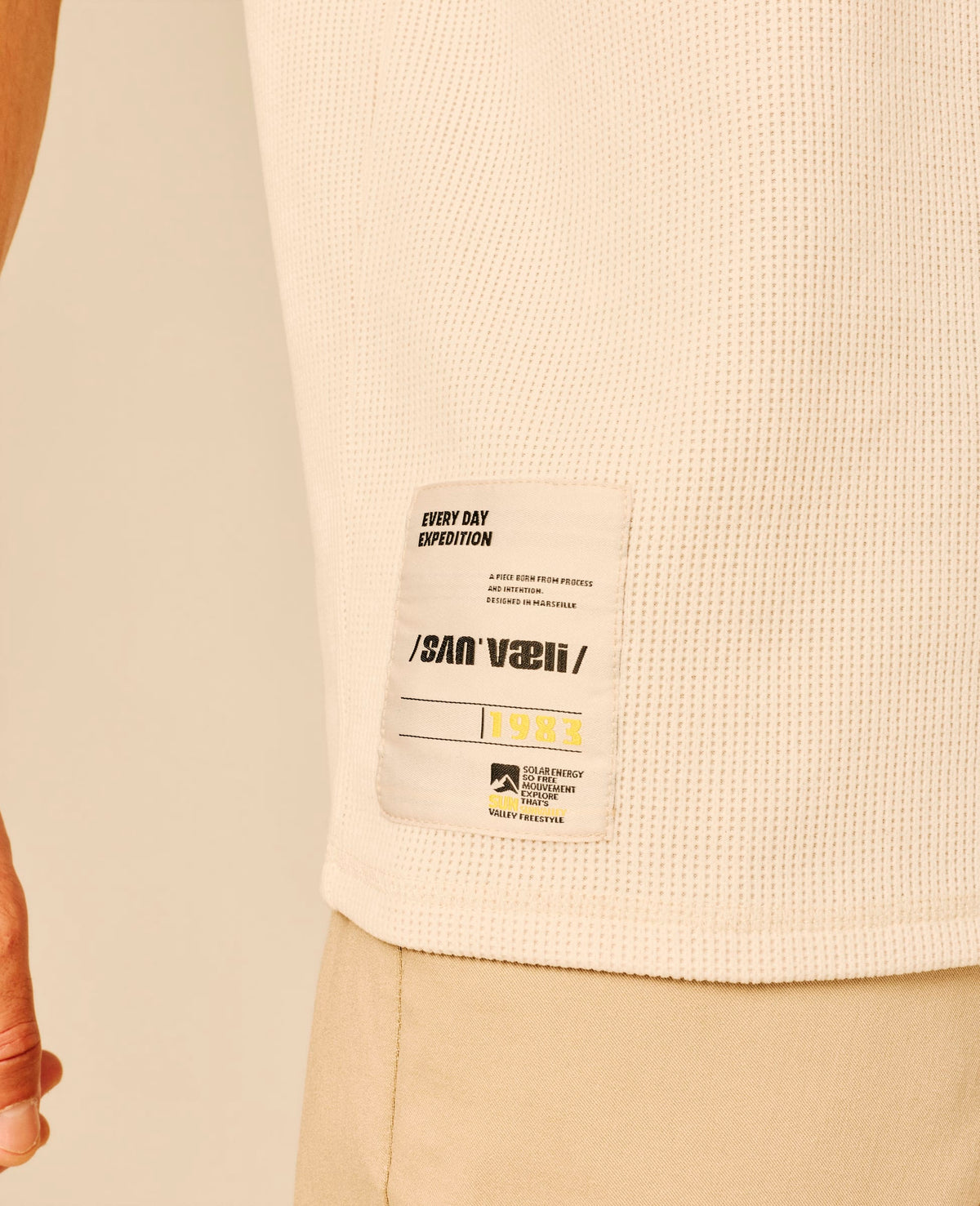 T-shirt homme beige clair - Csylor | Sun Valley, vue 4