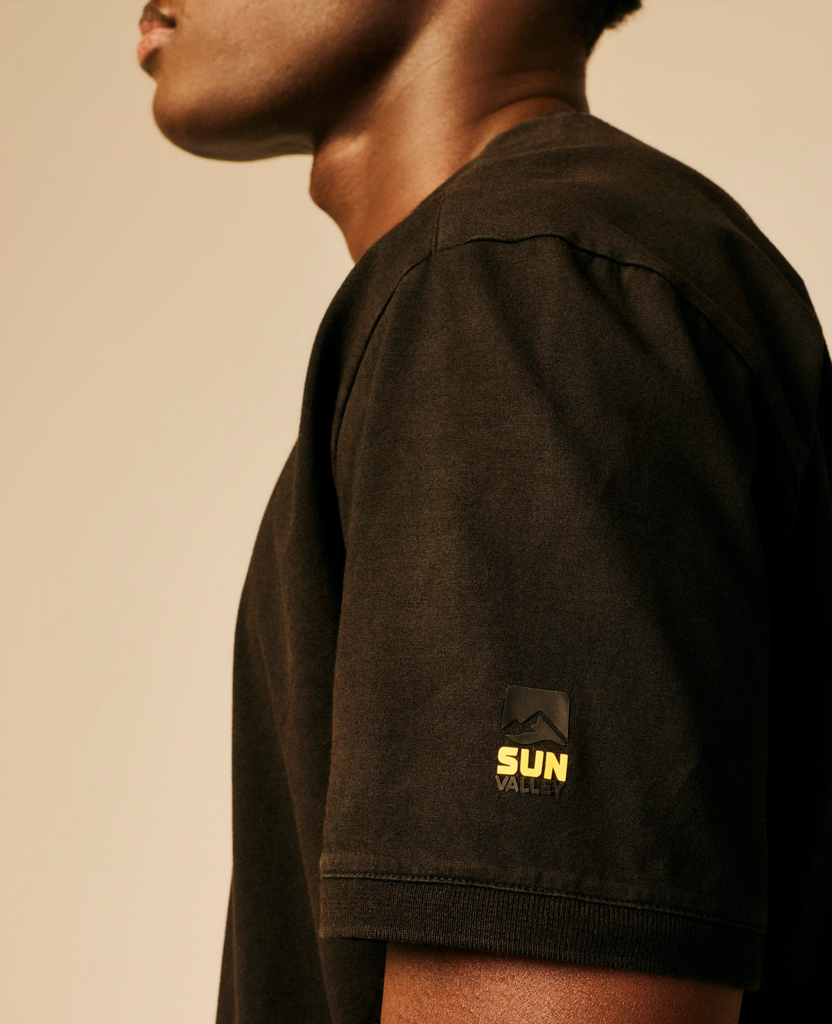 T-shirt homme noir - Cheston | Sun Valley, vue 5