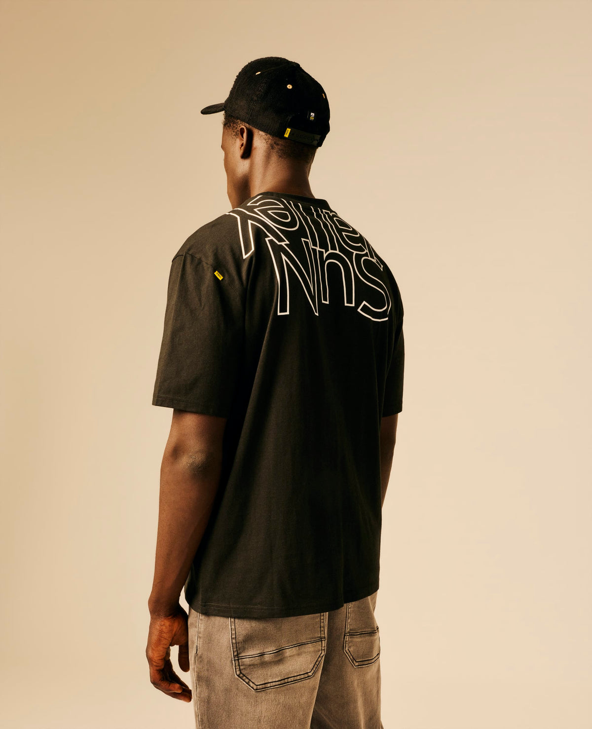 T-shirt homme noir - Cruwer | Sun Valley, vue 2