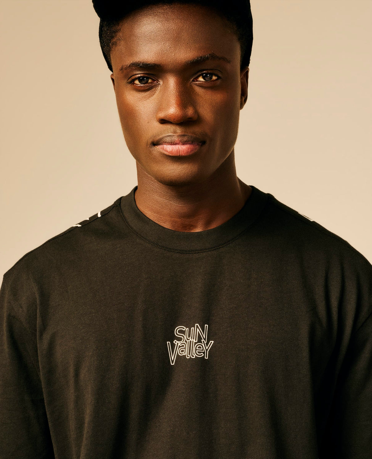 T-shirt homme noir - Cruwer | Sun Valley, vue 4