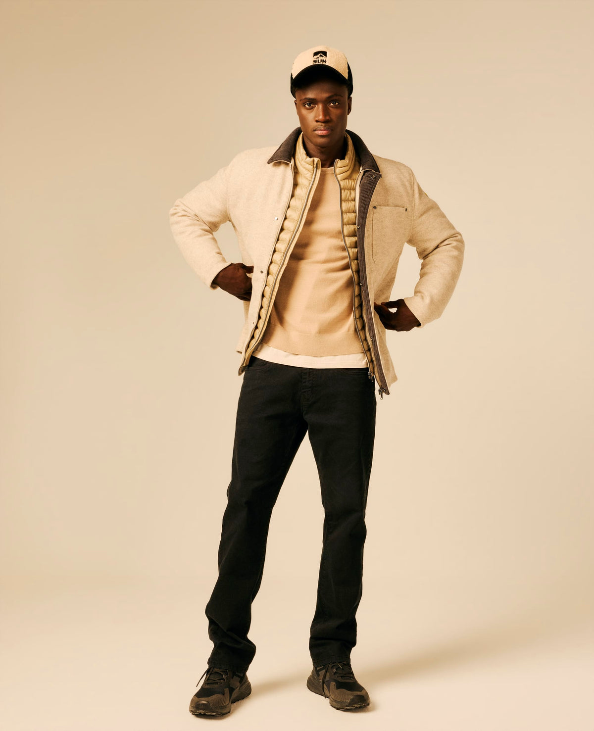 Veste homme beige clair - Elpin | Sun Valley, vue 3