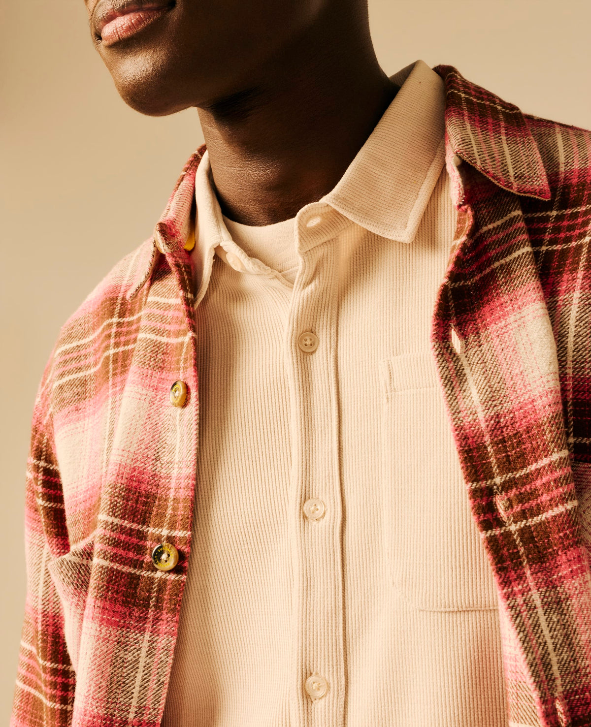 Chemise unisexe rose - Aigliz | Sun Valley, vue 5