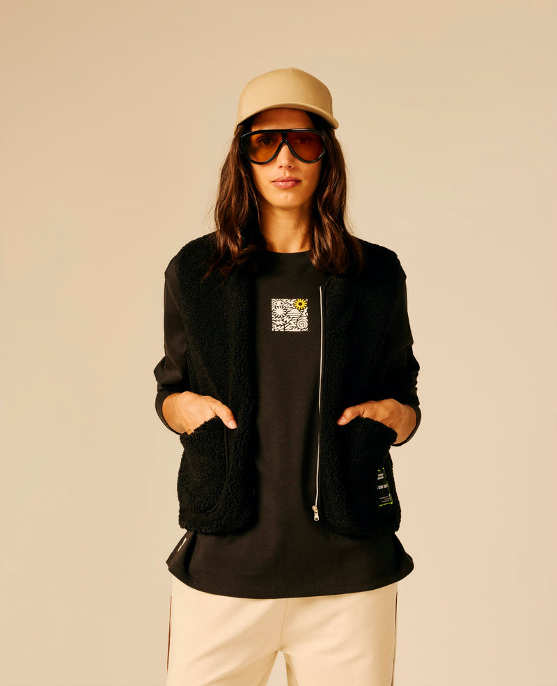 Gilet femme noir - Dorga | Sun Valley, vue 3