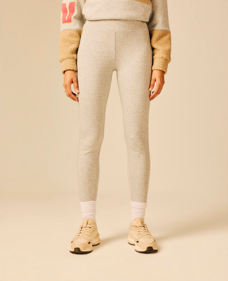 Legging femme gris moyen chiné - Villow | Sun Valley, vue 3