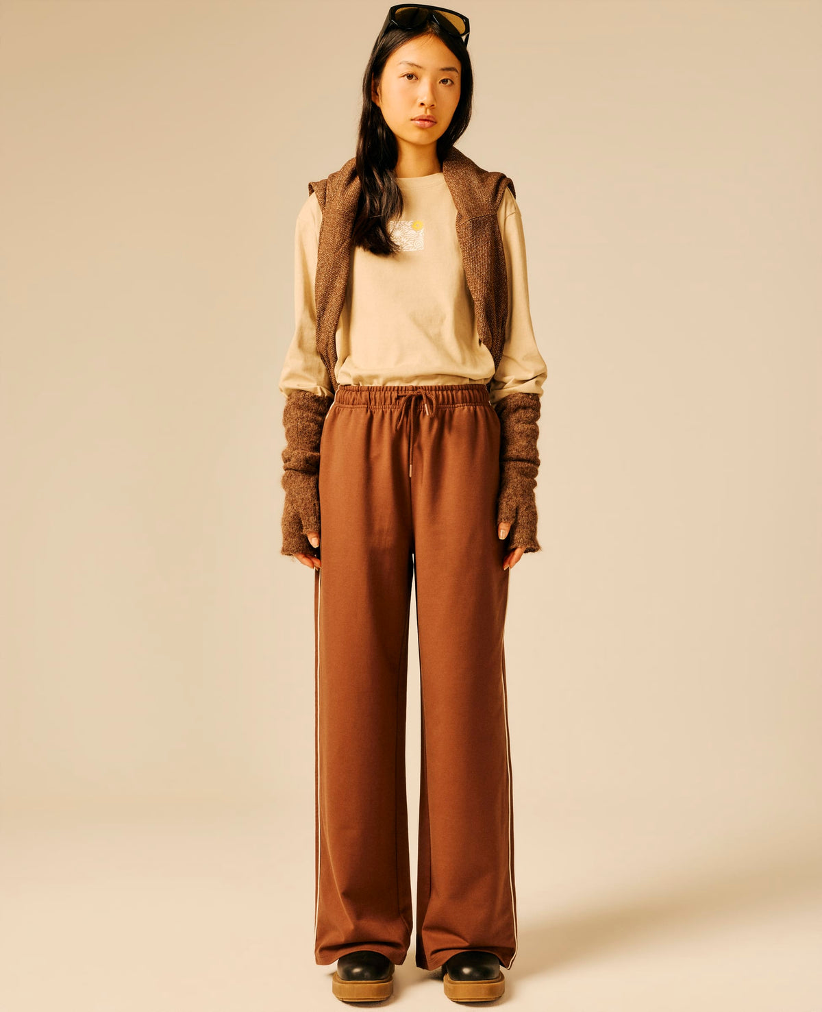 Pantalon femme chocolat - Vadil | Sun Valley