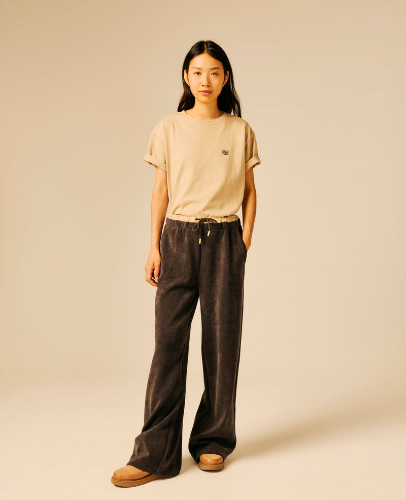 Pantalon femme gris foncé chiné - Vlame | Sun Valley