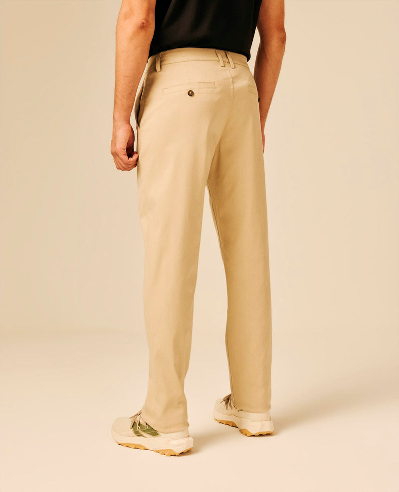 Pantalon homme beige - Wousta | Sun Valley, vue 2