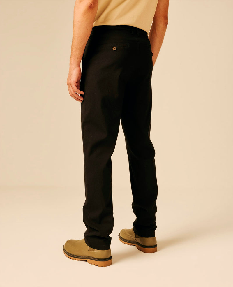 Pantalon homme noir - Wousta | Sun Valley, vue 2