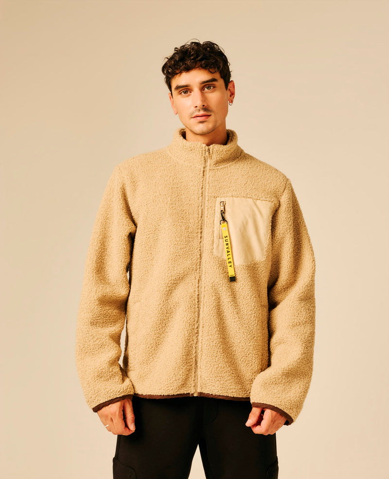 Polaire homme beige - Lambsy | Sun Valley, vue 3