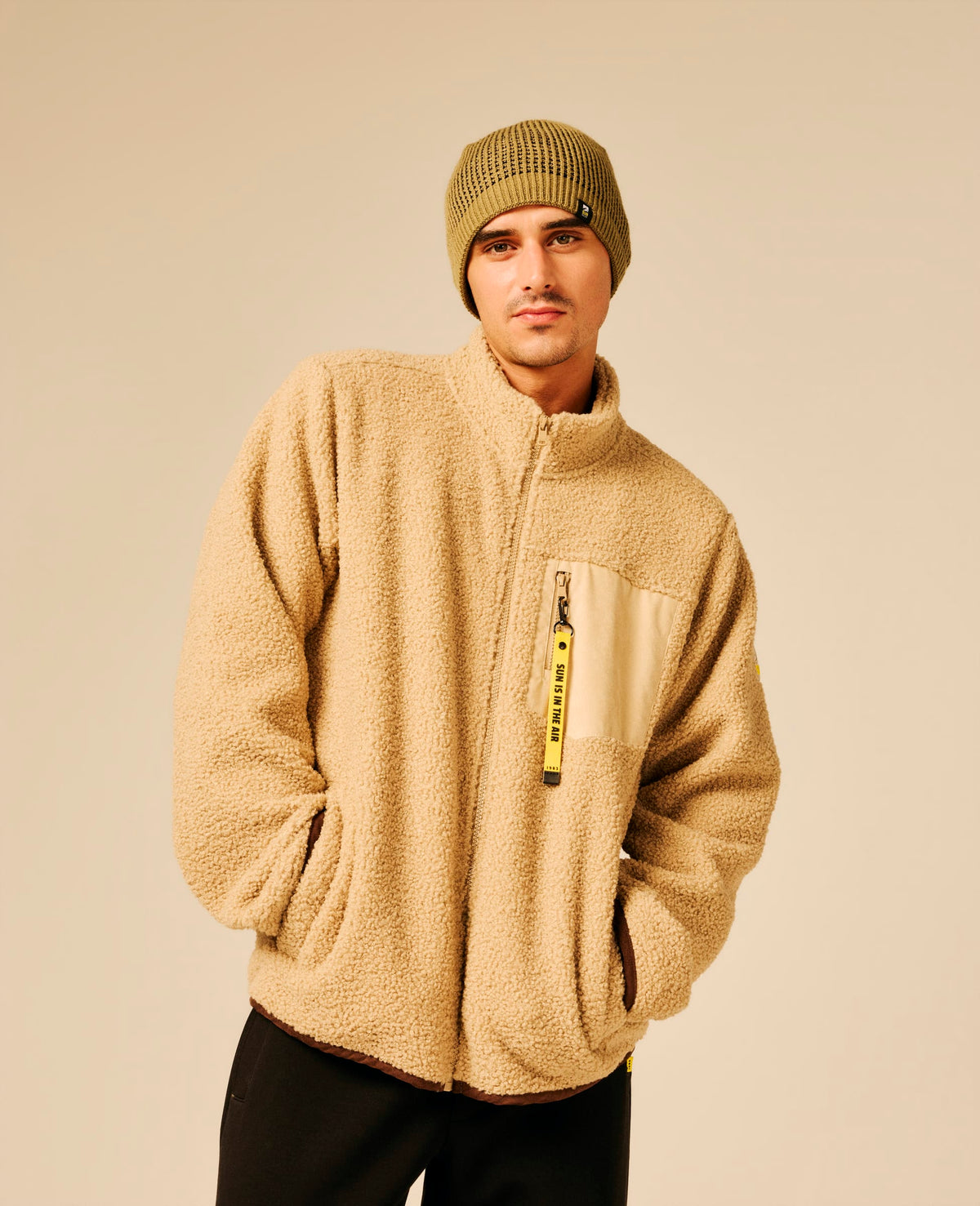Polaire homme beige - Lambsy | Sun Valley, vue 4