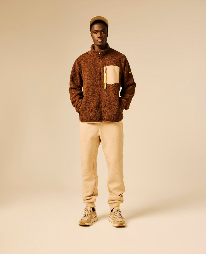 Polaire homme chocolat - Lambsy | Sun Valley