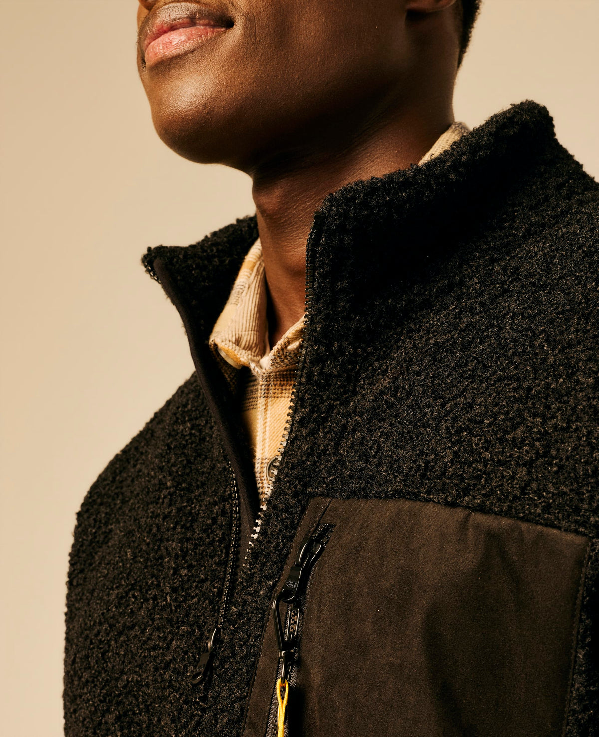 Polaire homme noir - Lambsy | Sun Valley, vue 4
