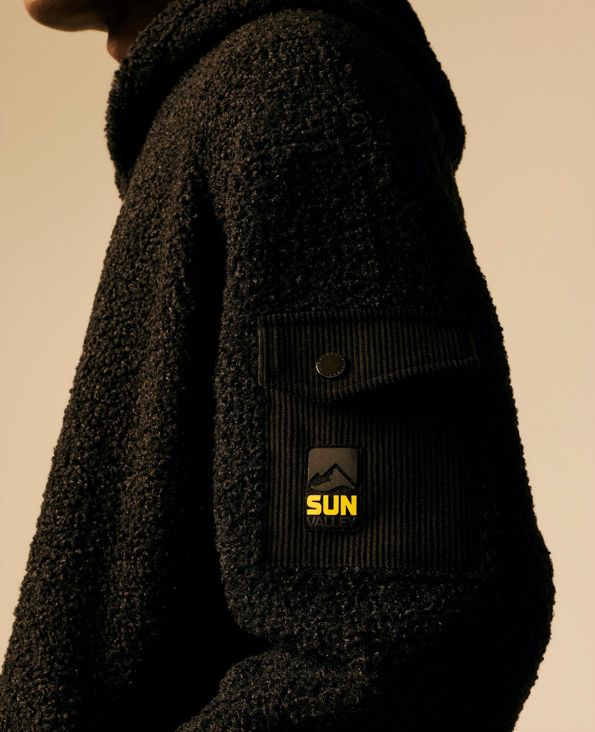 Polaire unisexe noir - Layup | Sun Valley, vue 4