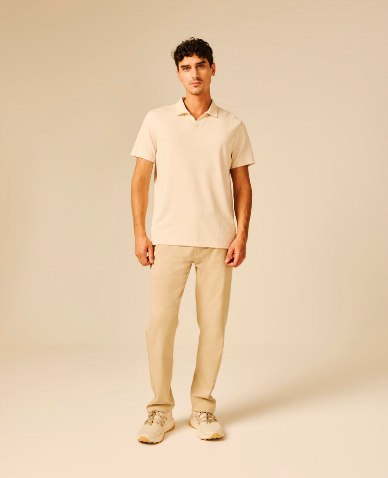 Polo homme beige clair - Bayda | Sun Valley