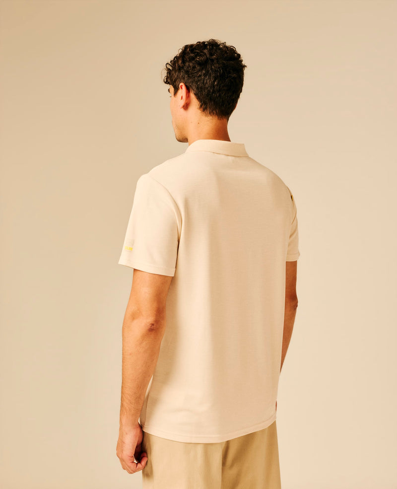 Polo homme beige clair - Bayda | Sun Valley, vue 2