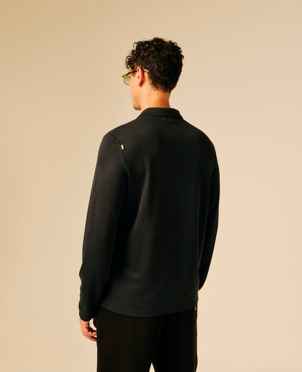 Polo homme noir - Biadene | Sun Valley, vue 2