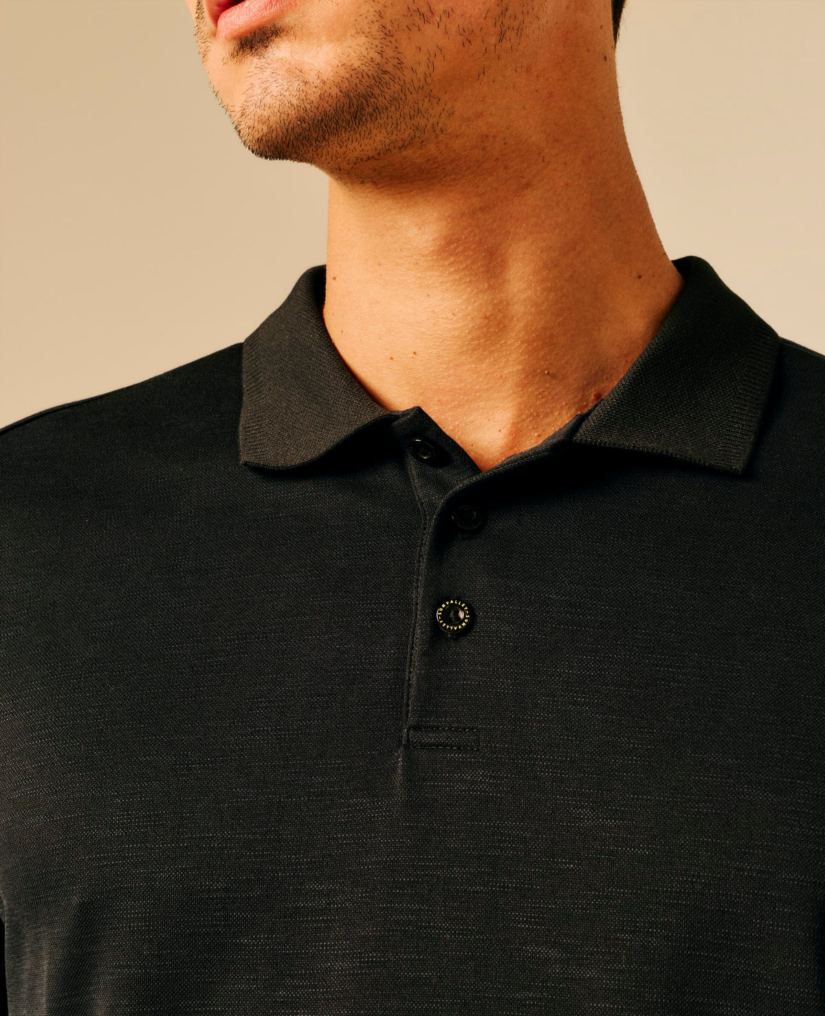 Polo homme noir - Biadene | Sun Valley, vue 5