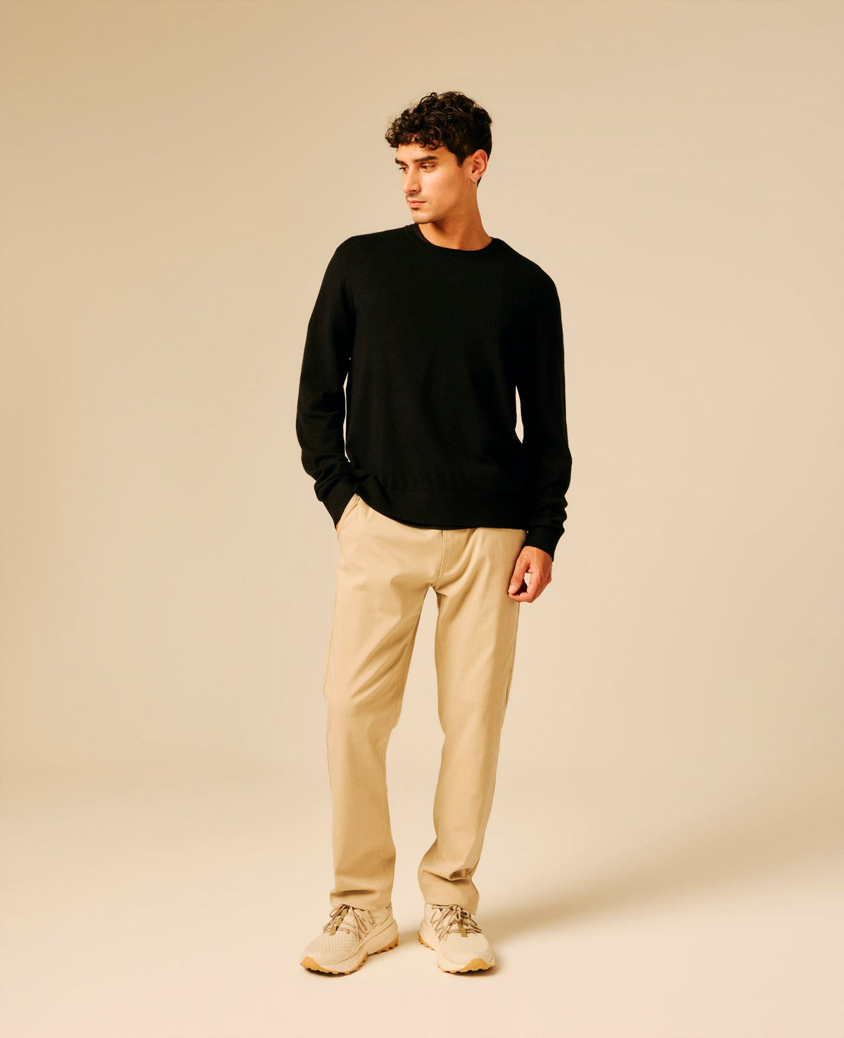 Pull en maille fine homme noir - Hillis | Sun Valley